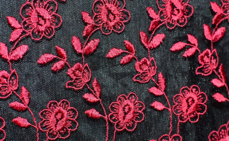 découvrez un motif de broderie unique pour personnaliser vos créations avec élégance et originalité.